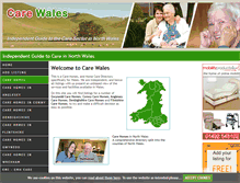 Tablet Screenshot of carewales.com